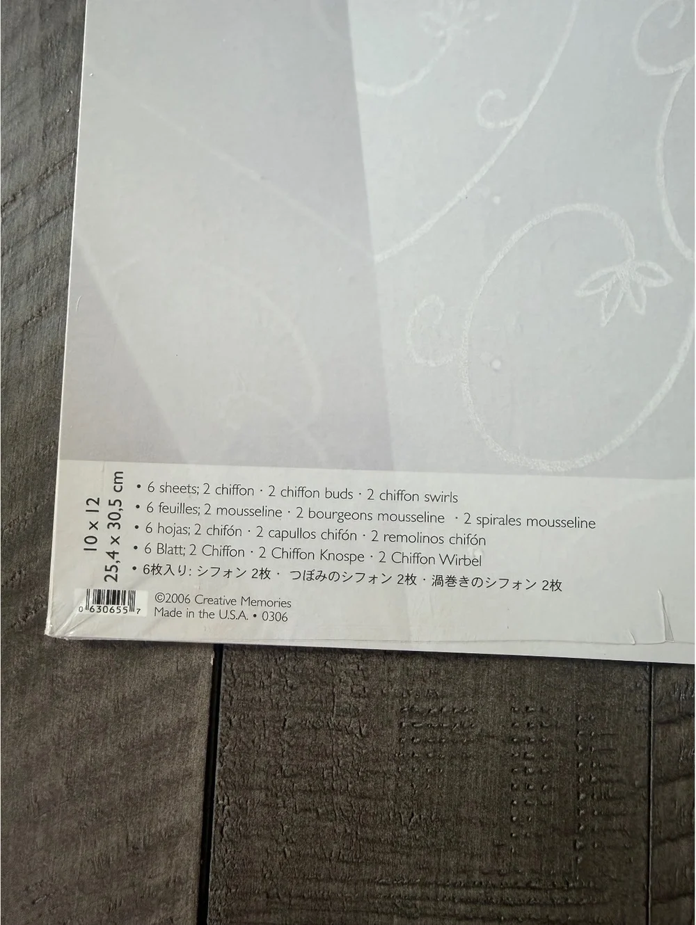 Creative Memories Vellum Paper Everyday Elegance from 2006